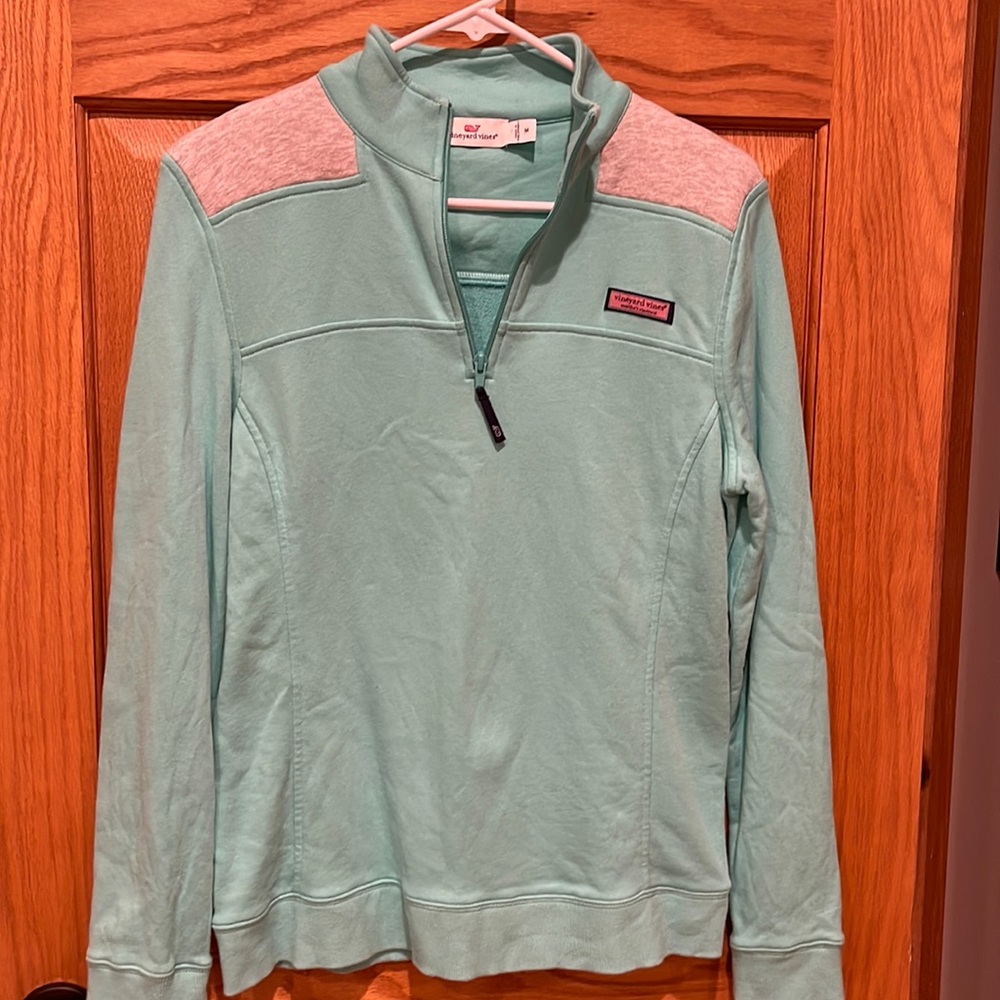Vineyard Vines womens medium 3/4 zip pullover